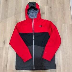 Boys North face ski jacket with fleece liner